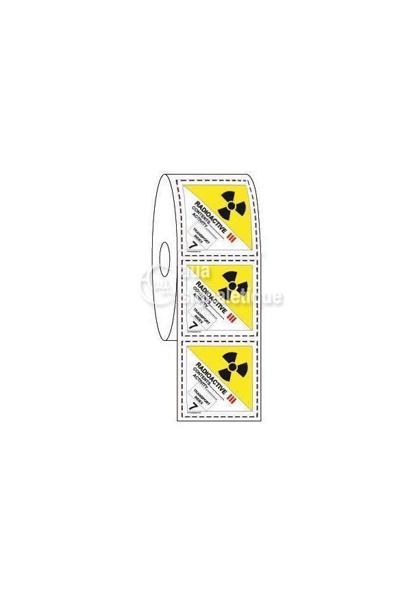 Étiquettes en Bobine - N°7C Radioactive