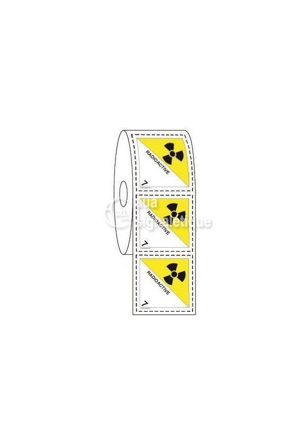 Étiquettes en Bobine - N°7 Radioactive