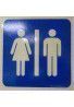 Plaque de porte Toilettes Hommes/Femmes