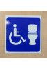 Plaque de porte Toilettes handicapés + Cuvette