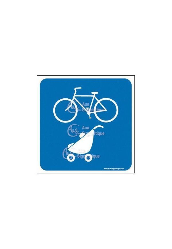Plaque de porte Local pour Vélos et Poussettes