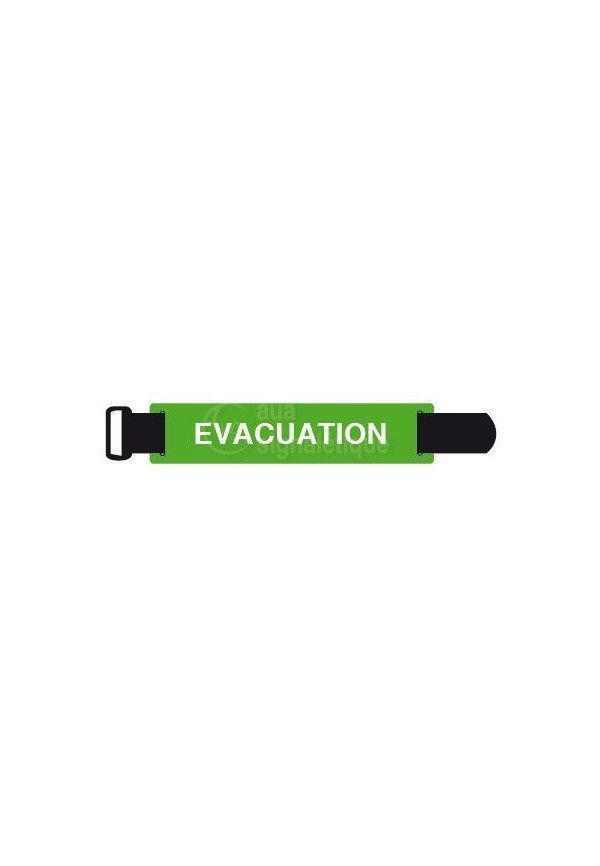 Brassard scratch ajustable - Evacuation