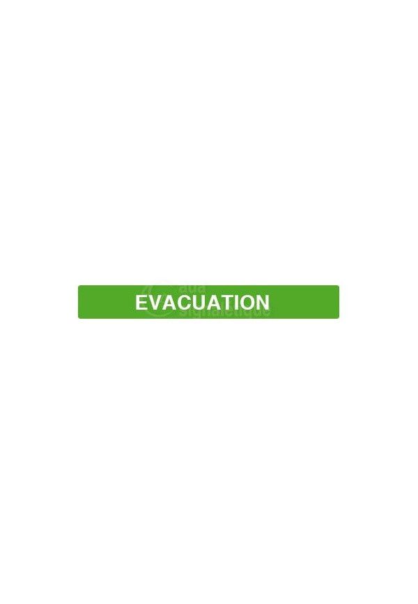 Brassard auto-enroulant - Evacuation