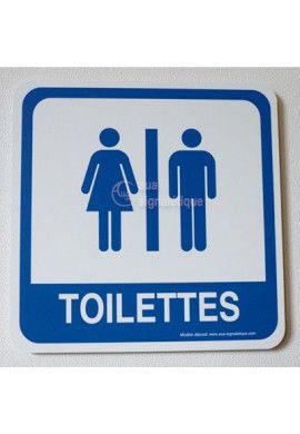 Toilettes H/F PvcSign