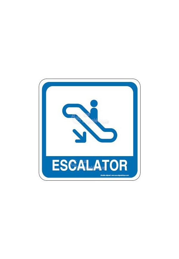 Escalator 02 PvcSign