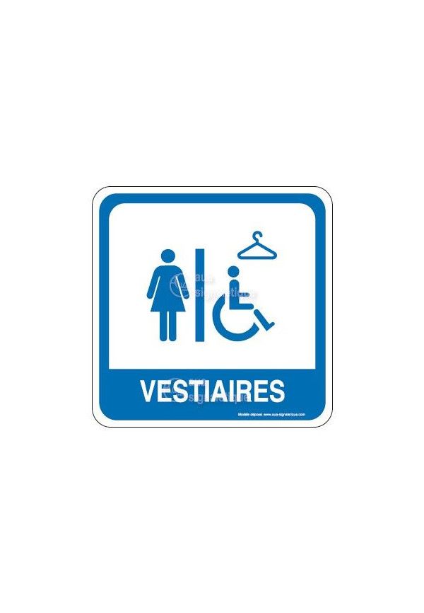 Vestiaires Femmes/handicapés PvcSign