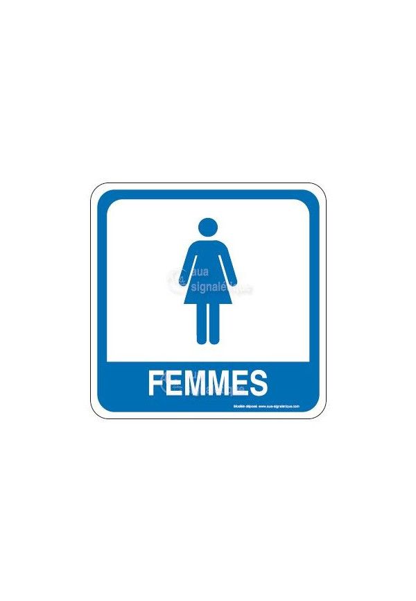 Toilettes Femmes PvcSign