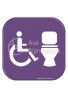 Autocollant Vinylopicto Toilettes handicapé 02
