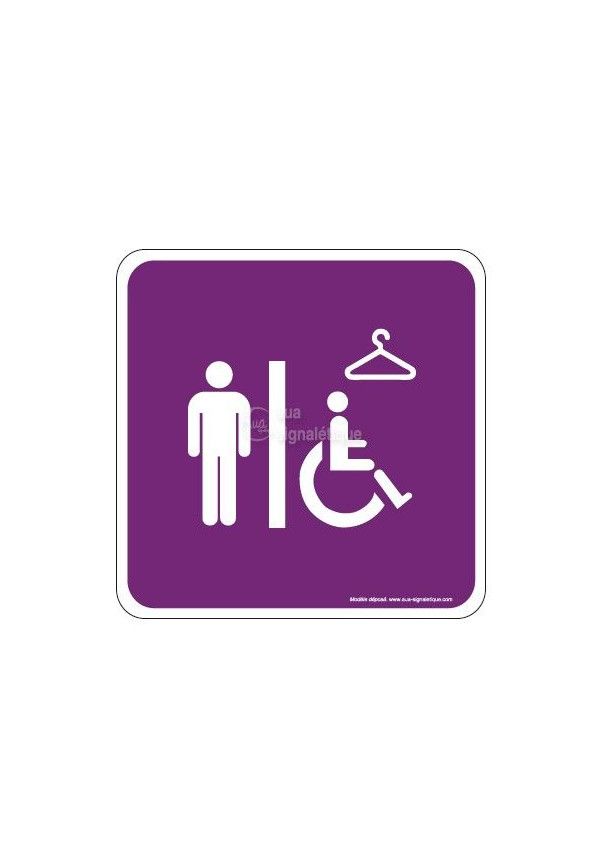 Vestiaires Hommes/Handicapés EuropSign