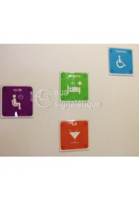 Toilettes H/F PlexiSign