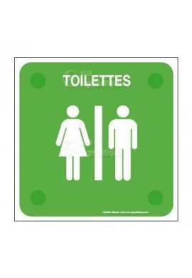 Toilettes Hommes PlexiSign