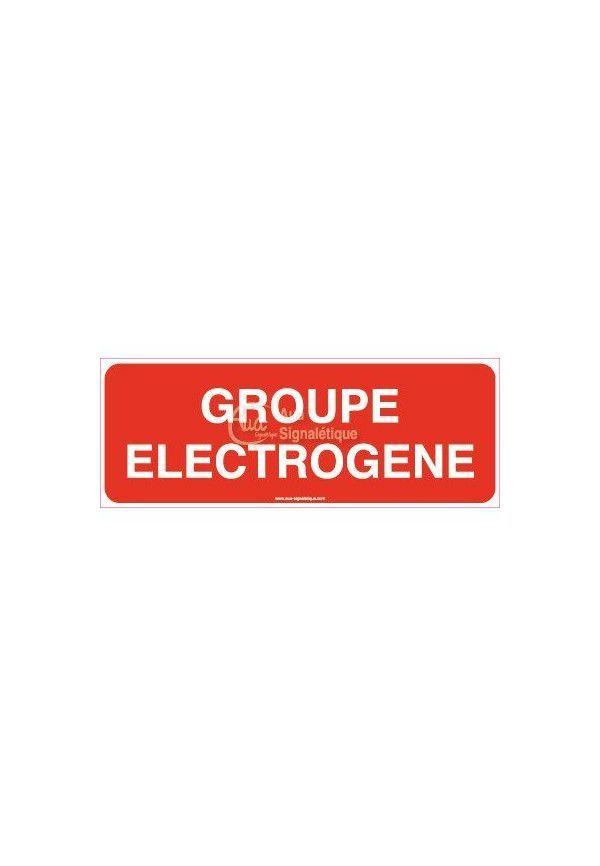 Panneau Groupe Electrogène