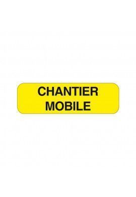 Panonceau Chantier mobiler KM9-7