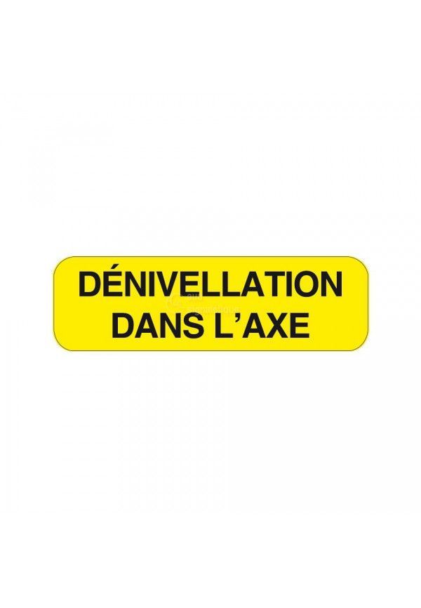 Panonceau Dénivellation KM9-13
