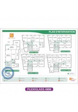 Plan d'intervention Plexiglas 4mm - A3