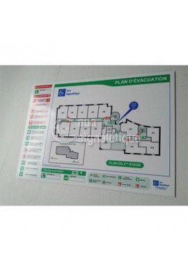 Plan d'évacuation + Consignes BD - A4