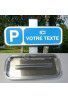 Kit Panneau Parking Sur Mesure - Aluminium type routier - 500x150 mm