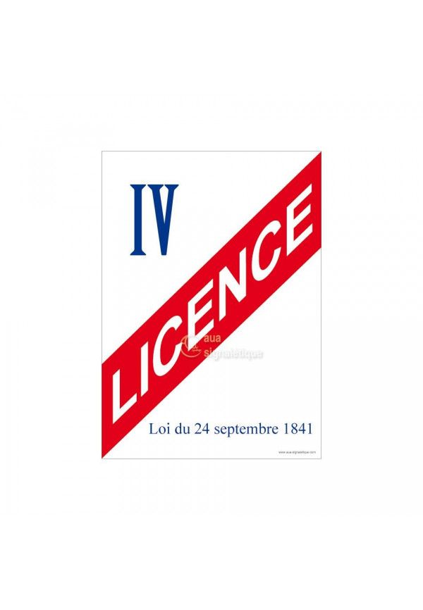 Affiche Licence 4