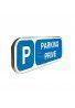 Parking Privé - Panneau aluminium type routier