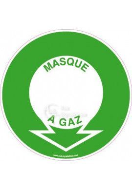 Panneau Localisation Masque à Gaz