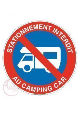 Panneau Stationnement Interdit au Camping Car
