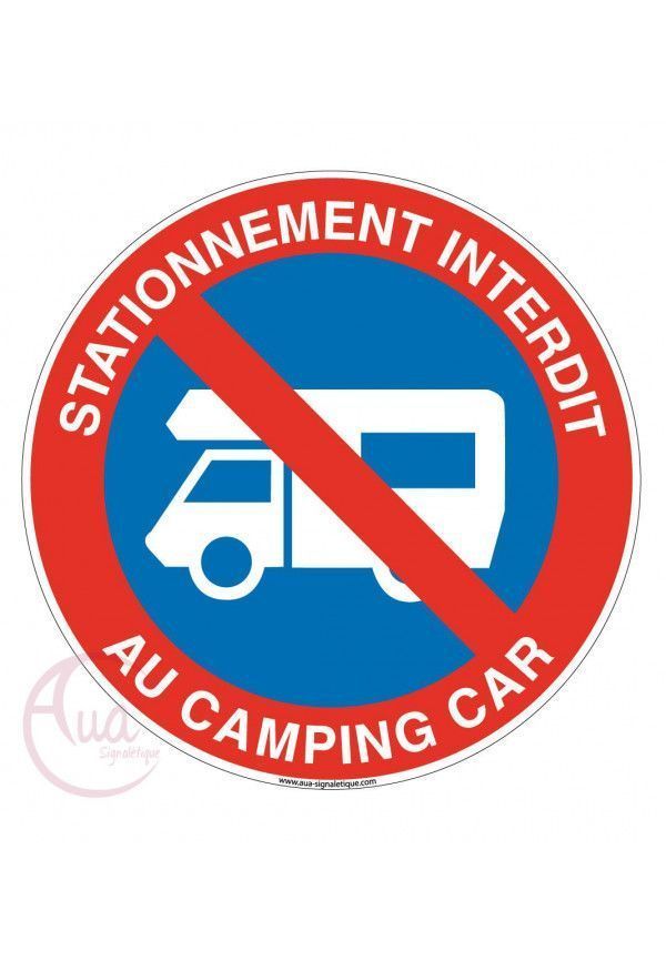 Panneau Stationnement Interdit au Camping Car