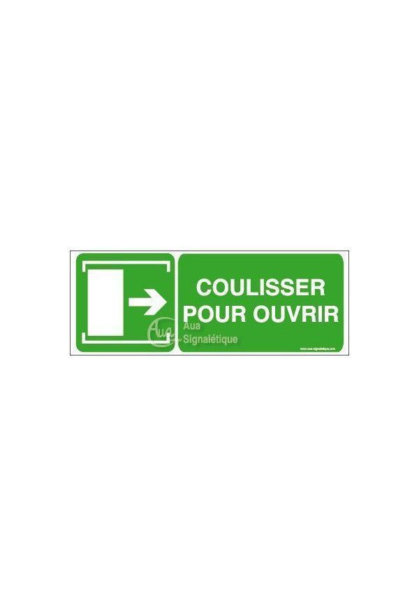 Panneau Coulisser pour ouvrir - Dr - B