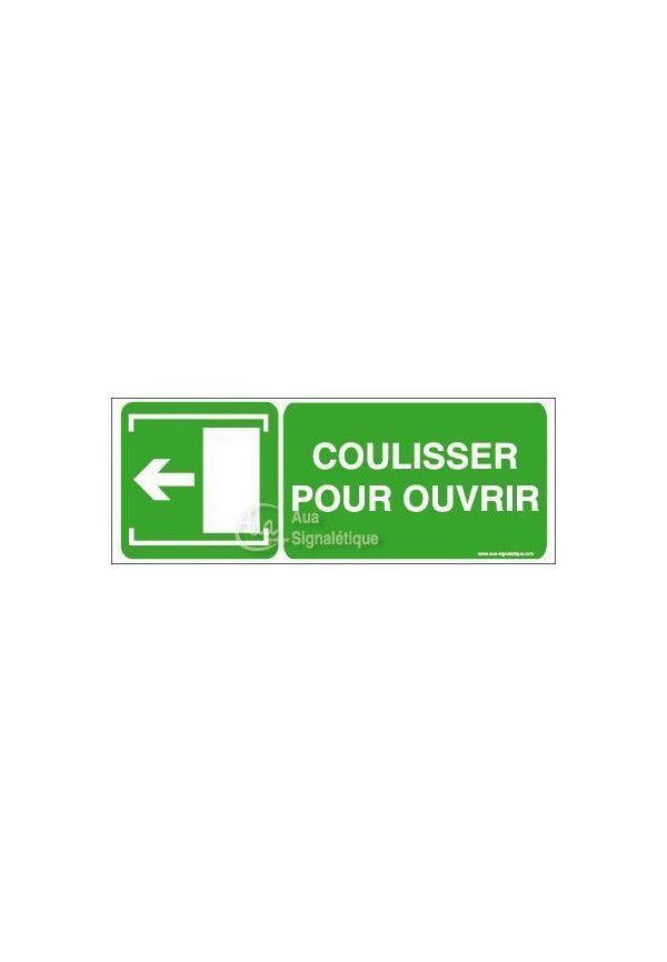 Panneau Coulisser pour ouvrir - Gau - B