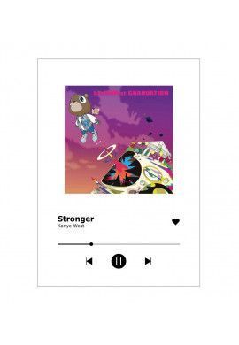 Plaque personnalisée Album Cadre SpotifySign Photo en acrylique plexiglass transparent