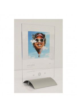 Plaque personnalisée Album Cadre SpotifySign Photo en acrylique plexiglass transparent