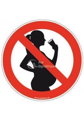 Panneau Alcool interdit pour les femmes enceintes