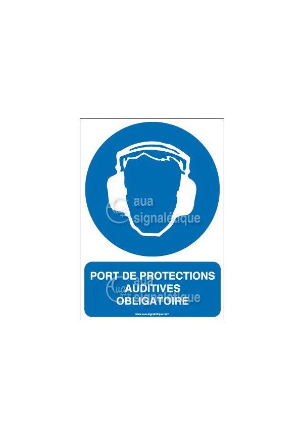 Panneau Port des Protections Auditives Obligatoire 02