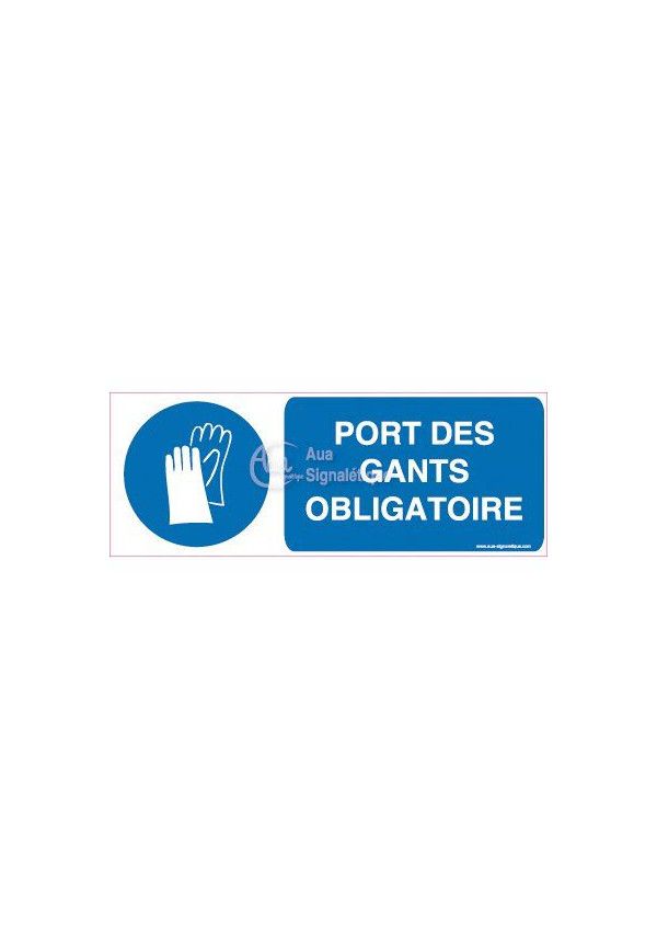 Panneau Port des Gants Obligatoire Horizontal