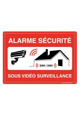 Panneau Prépercé avec angles arrondis - Alarme Sécurité Sous Vidéo Surveillance 24h/24