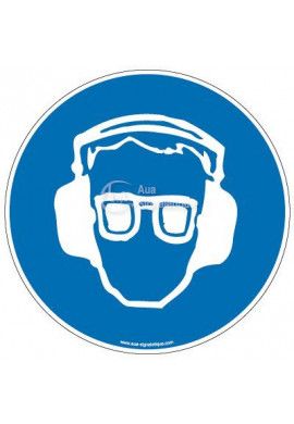 Panneau anti-bruit et lunette obligatoire