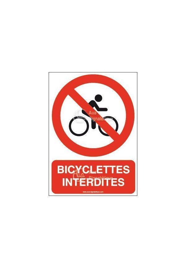 Panneau Bicyclettes interdites-AI