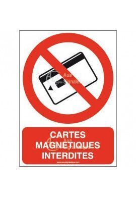 Panneau Cartes magnétiques interdites-AI