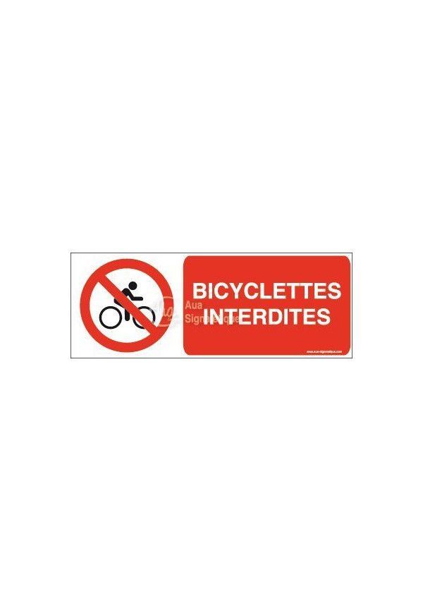 Panneau Bicyclettes interdites-B