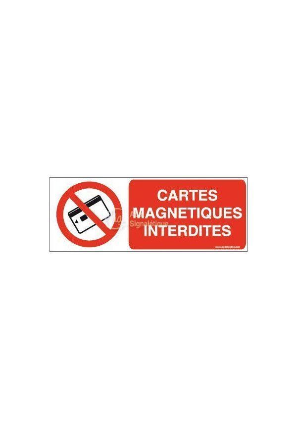 Panneau Cartes magnétiques interdites-B