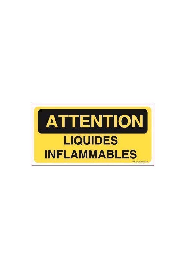 Panneau Liquides inflammables