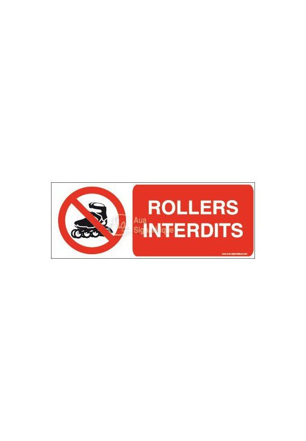 Panneau Rollers interdits-B