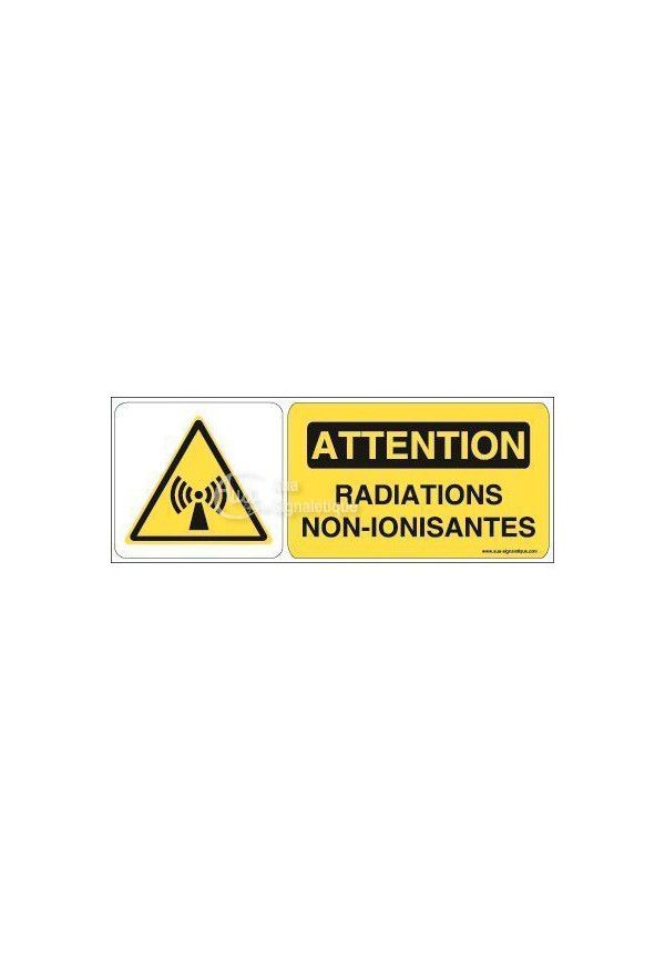 Panneau attention radiations non-ionisantes - B