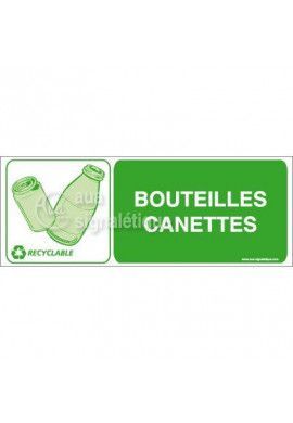 Panneau Bouteilles canettes - H