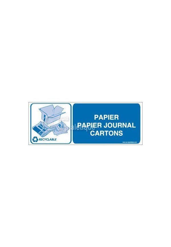 Panneau Papier Papier Journal Cartons- H