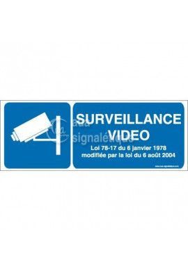 Panneau Surveillance vidéo