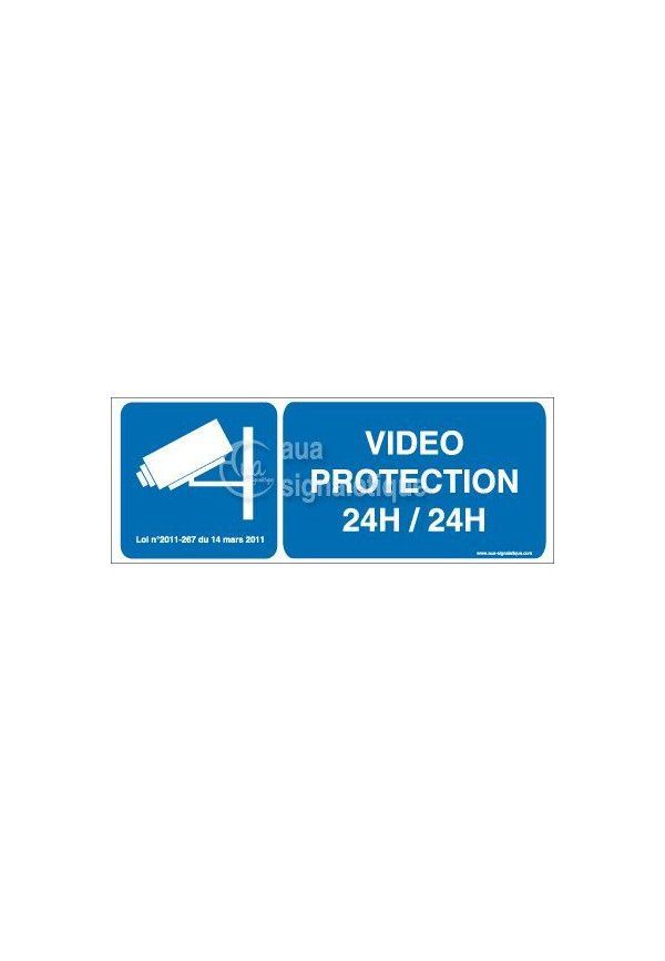 Panneau Vidéo Protection 24h/24