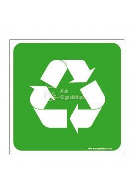 Panneau Recyclage, Logo