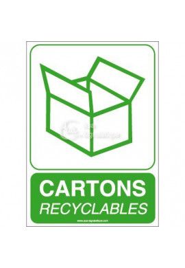 Panneau Cartons Recyclables