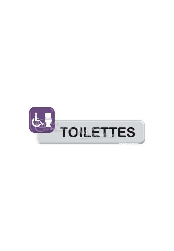 Autocollant VINYLO -Toilettes handicapé 02