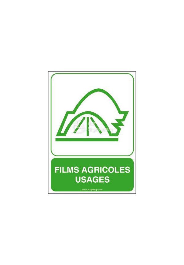 Panneau Films Agricoles Usagés